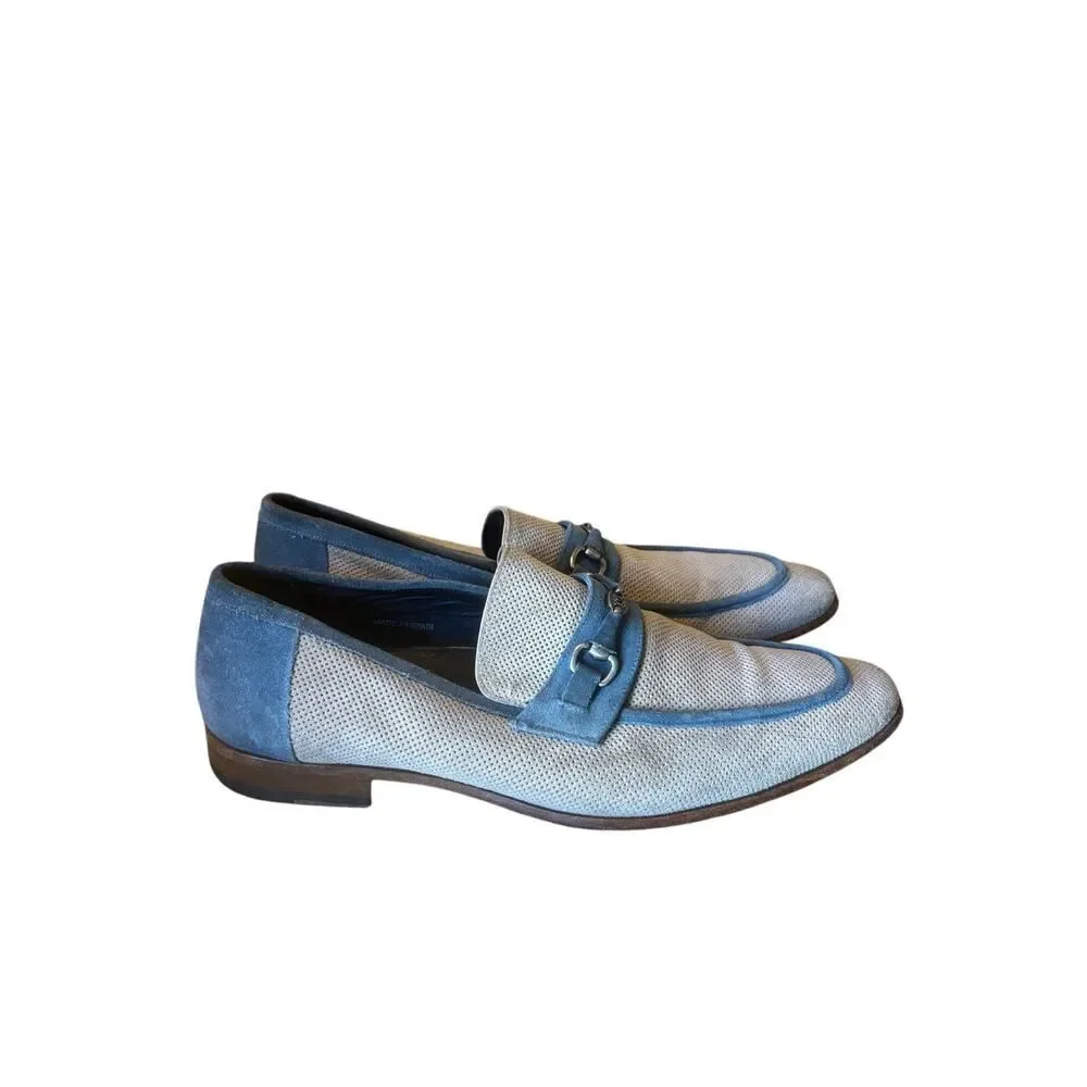 MEZLAN suede and canvas loafers size 10 M